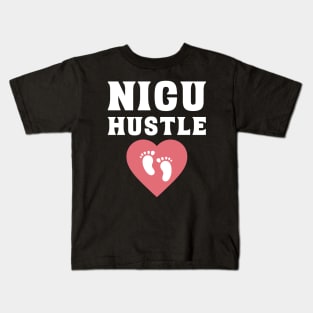 NICU Hustle Nurse Kids T-Shirt